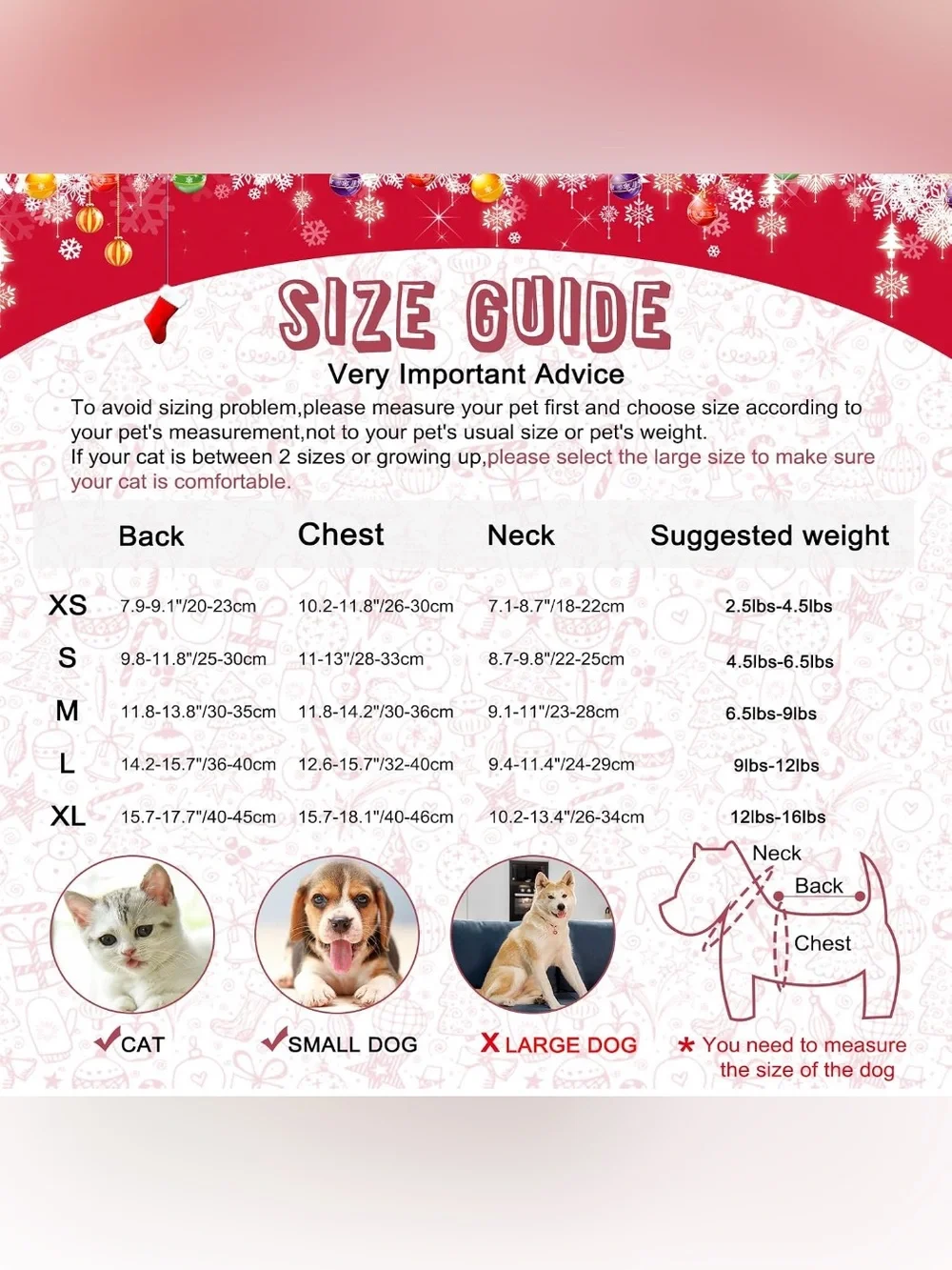 Festive Knit Dog Sweater - Red & Gray